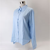 シャツ レディース 大きいサイズ 通販 長袖 長袖シャツ ブラウス ゆったり ぽっちゃり ビジネス オフィス 通勤 ワイシャツ リクルート 仕事 襟付き きれいめ 上品 無地 トップス