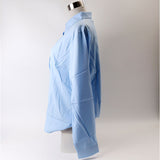 シャツ レディース 大きいサイズ 通販 長袖 長袖シャツ ブラウス ゆったり ぽっちゃり ビジネス オフィス 通勤 ワイシャツ リクルート 仕事 襟付き きれいめ 上品 無地 トップス