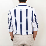 カジュアルシャツ 長袖 メンズ 通販 シャツ 長袖シャツ メンズシャツ ストライプシャツ ボタンダウンシャツ 前開き ボタン カジュアル ストライプ柄 男性 紳士 大人 紳士服 春服 秋服