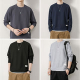 Tシャツ 長袖 メンズ 通販 tシャツ 長袖tシャツ 長袖Tシャツ メンズTシャツ トレーナー ロンT カジュアルTシャツ カットソー クルーネック カジュアル シンプル 無地 男性 紳士 大人