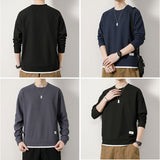 Tシャツ 長袖 メンズ 通販 tシャツ 長袖tシャツ 長袖Tシャツ メンズTシャツ トレーナー ロンT カジュアルTシャツ カットソー クルーネック カジュアル シンプル 無地 男性 紳士 大人