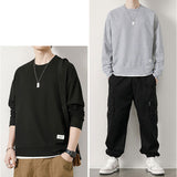 Tシャツ 長袖 メンズ 通販 tシャツ 長袖tシャツ 長袖Tシャツ メンズTシャツ トレーナー ロンT カジュアルTシャツ カットソー クルーネック カジュアル シンプル 無地 男性 紳士 大人