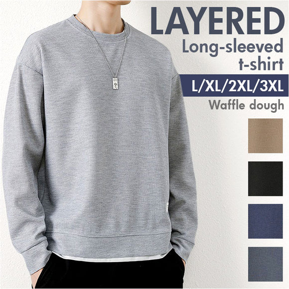 Tシャツ 長袖 メンズ 通販 tシャツ 長袖tシャツ 長袖Tシャツ メンズTシャツ トレーナー ロンT カジュアルTシャツ カットソー クルーネック カジュアル シンプル 無地 男性 紳士 大人