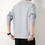 Tシャツ 長袖 メンズ 通販 tシャツ 長袖tシャツ 長袖Tシャツ メンズTシャツ トレーナー ロンT カジュアルTシャツ カットソー クルーネック カジュアル シンプル 無地 男性 紳士 大人