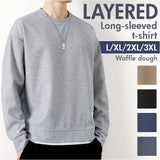 Tシャツ 長袖 メンズ 通販 tシャツ 長袖tシャツ 長袖Tシャツ メンズTシャツ トレーナー ロンT カジュアルTシャツ カットソー クルーネック カジュアル シンプル 無地 男性 紳士 大人