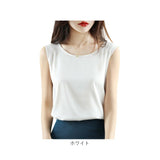 タンクトップ レディース 通販 ノースリーブ カットソー オフィス スーツインナー キャミソール 下着 シャツ インナー サラサラ レイヤード トップス 夏 おしゃれ 大人 可愛い きれいめ