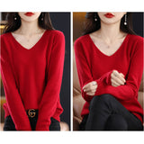 vネック ニット レディース 通販 セーター ニットセーター ウール 柔らかい 長袖 おしゃれ トップス 無地 カジュアル 暖かい オシャレ 冬 秋冬 防寒 オフィス 通勤 シンプル きれいめ