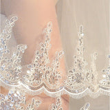 ウェディング ベール ミドル 通販 ウェディングベール ウエディングベール ウエディング ヴェール ミドルベール 結婚式 花嫁 veil 2層 ベールアップ ベールダウン シンプル レース 刺繍