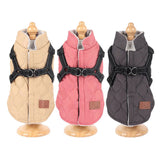犬服 ハーネス 一体型 通販 ハーネス一体型 冬 ペット服 ジャケット ドッグウェア ドッグウエア かわいい 可愛い コート 服 厚手 犬の服 防寒 ベスト ペットジャケット 犬 いぬ 洋服
