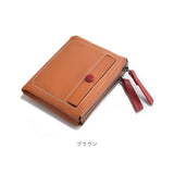 本革 二つ折り財布 コインポケット 通販 二つ折り 折り財布 ミニ財布 財布 ウォレット 柔らかい レザー やわらかい カード 小銭 お札 おしゃれ レディース メンズ ユニセックス