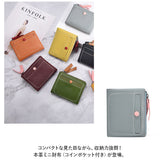 本革 二つ折り財布 コインポケット 通販 二つ折り 折り財布 ミニ財布 財布 ウォレット 柔らかい レザー やわらかい カード 小銭 お札 おしゃれ レディース メンズ ユニセックス