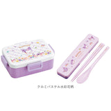 弁当箱 箸 セット 通販 日本製 skater YZFL7 お弁当箱 1段 ランチボックス 一段 650ml コンビセット カトラリーセット おはしセット お箸セット 4点ロック 食洗機対応 電子レンジ対応