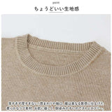 ニット セーター レディース 通販 ニットセーター シャツ スリーブセーター ニットソー ラウンドネック 長袖 パフスリーブ かわいい 無地 シンプル エレガント 春 秋 冬 きれいめ