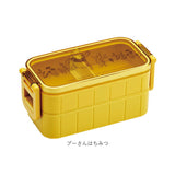 SKATER スケーター お弁当箱 二段 通販 箸付き 600ml レンジ対応 キャラクター 弁当箱 ランチボックス コンパクト 小さめ スリム 仕切り 抗菌 かわいい 女子 レディース 小学生