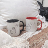らぱぱかマグカップ らぱぱか マグカップ 通販 らぱぱかマグ マグ カップ コップ コーヒーカップ ティーカップ スープカップ 食器 持ち手付き 持ち手 コーヒー ティー 紅茶 -Kaninchen-