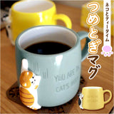 マグカップ オシャレ かわいい 通販 つめとぎマグ コップ マグ まぐ コーヒーカップ カップ かわいい猫 ネコ ねこ 300ml つめとぎ 爪痕 HAPPY cat day DECOLE デコレ お祝い 贈り物 記念