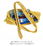 ペンケース おしゃれ 女子 通販 中学 高校 トロイカ モンスターペンケース レインボーティース 筆箱 ポーチ 小物入れ ゴールド マルチカラー かわいい キッズ 子供