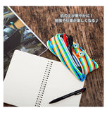 ペンケース おしゃれ 女子 通販 中学 高校 トロイカ モンスターペンケース レインボーティース 筆箱 ポーチ 小物入れ ゴールド マルチカラー かわいい キッズ 子供