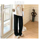 ワイドパンツ レディース 秋冬 通販 オフィス ルーズ カジュアル ハイウエスト ストレートパンツ 通勤 ロングパンツ 30代 40代 ウエストゴム おしゃれ パンツ 大人かわいい