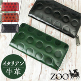 財布 メンズ 長財布 通販 ZOO ZLW-077 ズー イタリアンレザー ロングウォレット 長サイフ なが財布 ラウンドファスナー サイフ 大容量 革 本革 レザーウォレット ブランド 日本製