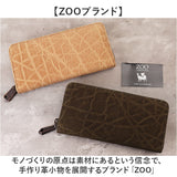 ZOO ズー 長財布 象革 通販 財布 さいふ サイフ お財布 ウォレット ロングウォレット ラウンドウォレット ラウンドファスナー 本革 束入れ 札入れ 小銭入れ エレファント メンズ