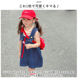 オーバーオール ショートパンツ 子供 通販 サロペット デニム オールインワン ハーフパンツ デニムパンツ キッズ 女の子 男の子 ズボン パンツ 子供服 子ども服 こども服 かわいい