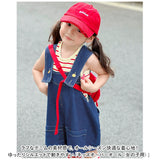 オーバーオール ショートパンツ 子供 通販 サロペット デニム オールインワン ハーフパンツ デニムパンツ キッズ 女の子 男の子 ズボン パンツ 子供服 子ども服 こども服 かわいい