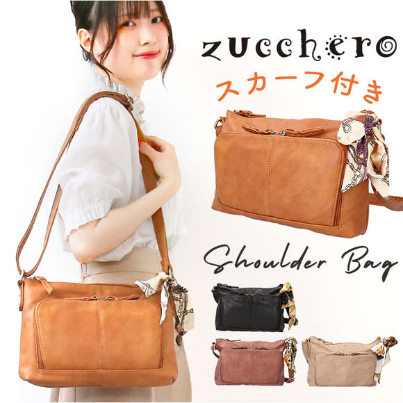 ズッケロ バッグ 48900y zucchero 通販 ショルダーバッグ ショルダーバック ショルダー レディース 斜めがけ 大人 小さめ B5 肩掛け 上品 きれいめ おしゃれ 合皮 通勤 通学 旅行