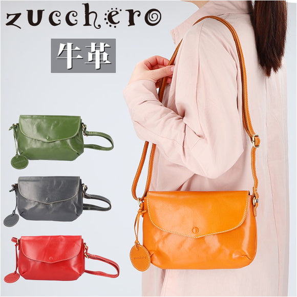 ズッケロ バッグ zucchero 49269 通販 ショルダーバッグ レディース 斜めがけ 大人 小さめ レザー 革 ショルダーバック ショルダー ミニショルダー バック 本革 牛革 おしゃれ シンプル