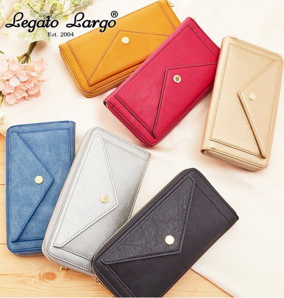 長財布 レディース Legato Largo レガートラルゴ 通販 財布 ラウンドファスナー 大容量 多収納 メール型 多機能 軽量 軽い 小銭入れあり ラウンドジップ ロングウォレット カード入れ