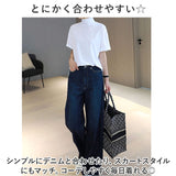 Tシャツ レディース 半袖シャツ 通販 tシャツ シャツ 半袖Tシャツ 半袖tシャツ カットソー タートルネック ハイネック 半袖 綿100% 綿100 綿 コットン ゆったり ベーシック カジュアル 春