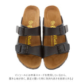 サンダル レディース ぺたんこ 通販 歩きやすい フラット おしゃれ つっかけ スエード インソール 履きやすい Joy Walker ジョイウォーカー 122P 夏 春夏 シンプル カジュアル ナチュラル 疲れにくい コンフォートサンダル
