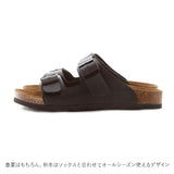 サンダル レディース ぺたんこ 通販 歩きやすい フラット おしゃれ つっかけ スエード インソール 履きやすい Joy Walker ジョイウォーカー 122P 夏 春夏 シンプル カジュアル ナチュラル 疲れにくい コンフォートサンダル