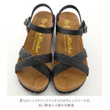 サンダル レディース ヒール 通販 歩きやすい ローヒール おしゃれ ベルト ウェッジソール 履きやすい Joy Walker ジョイウォーカー 1406P 夏 春夏 シンプル カジュアル ナチュラル 疲れにくい コンフォートサンダル