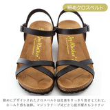 サンダル レディース ヒール 通販 歩きやすい ローヒール おしゃれ ベルト ウェッジソール 履きやすい Joy Walker ジョイウォーカー 1469P 夏 春夏 シンプル カジュアル ナチュラル 疲れにくい コンフォートサンダル