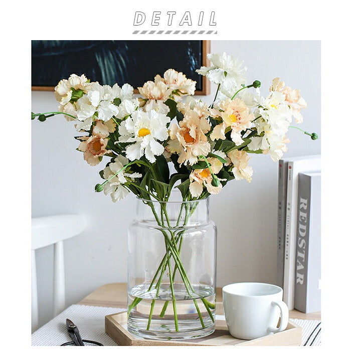 グランデュール フラワーベース 大きいサイズ ガラス花瓶 広口 インテリア 楽天市場】フラワーベース ガラス クリアグレー グレー ラウンド