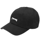 スラッシャー キャップ 通販 メンズ レディース ブランド THRASHER ローキャップ 浅め 無地 ロゴ 刺繍 ワンポイント MAG LOGO 帽子 綿 コットン カジュアル ストリート スポーツ 男女兼用 ユニセックス お揃い おそろ - バックヤードファミリー
