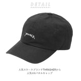 スラッシャー キャップ 通販 メンズ レディース ブランド THRASHER ローキャップ 浅め 無地 ロゴ 刺繍 ワンポイント GONZ LOGO 帽子 綿 コットン カジュアル ストリート スポーツ 男女兼用 ユニセックス おそろ お揃い