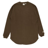 ロンt メンズ ブランド 通販 goodwear 長袖 tシャツ ロングスリーブ グッドウェア おしゃれ シンプル 無地 秋 冬 秋服 アースカラー ラウンドカット 大きめ ビッグシルエット ロング丈?長め ヘビーウェイト 厚手 Tシャツ レディース 男女兼用 カットソー Goodwear Long