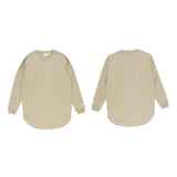 ロンt メンズ ブランド 通販 goodwear 長袖 tシャツ ロングスリーブ グッドウェア おしゃれ シンプル 無地 秋 冬 秋服 アースカラー ラウンドカット 大きめ ビッグシルエット ロング丈?長め ヘビーウェイト 厚手 Tシャツ レディース 男女兼用 カットソー Goodwear Long