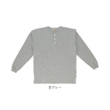 goodwear 長袖 tシャツ グッドウェア 2w75512 通販 メンズ シャツ Goodwear USA ロンt シャツ 袖リブヘンリーネックロンT トップス インナー アンダーウェア レディース ユニセックス 丸首 ボタン ろんt ロンティ おしゃれ 無地 厚手 コットン 綿