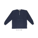 goodwear 長袖 tシャツ グッドウェア 2w75512 通販 メンズ シャツ Goodwear USA ロンt シャツ 袖リブヘンリーネックロンT トップス インナー アンダーウェア レディース ユニセックス 丸首 ボタン ろんt ロンティ おしゃれ 無地 厚手 コットン 綿