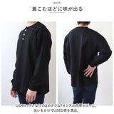 goodwear 長袖 tシャツ グッドウェア 2w75512 通販 メンズ シャツ Goodwear USA ロンt シャツ 袖リブヘンリーネックロンT トップス インナー アンダーウェア レディース ユニセックス 丸首 ボタン ろんt ロンティ おしゃれ 無地 厚手 コットン 綿