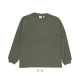 ロンt メンズ ブランド 通販 goodwear 長袖 tシャツ ロングスリーブ グッドウェア おしゃれ シンプル 無地 アースカラー ポケット付き 秋 冬 秋服 レギュラーフィット ヘビーウェイト 厚手 Tシャツ レディース 男女兼用 カットソー Goodwear Regular Fit T-shirt 8518