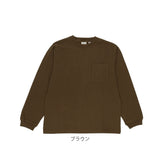 ロンt メンズ ブランド 通販 goodwear 長袖 tシャツ ロングスリーブ グッドウェア おしゃれ シンプル 無地 アースカラー ポケット付き 秋 冬 秋服 レギュラーフィット ヘビーウェイト 厚手 Tシャツ レディース 男女兼用 カットソー Goodwear Regular Fit T-shirt 8518