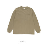 ロンt メンズ ブランド 通販 goodwear 長袖 tシャツ ロングスリーブ グッドウェア おしゃれ シンプル 無地 アースカラー ポケット付き 秋 冬 秋服 レギュラーフィット ヘビーウェイト 厚手 Tシャツ レディース 男女兼用 カットソー Goodwear Regular Fit T-shirt 8518