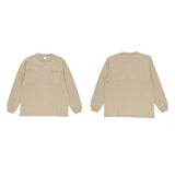 ロンt メンズ ブランド 通販 goodwear 長袖 tシャツ ロングスリーブ グッドウェア おしゃれ シンプル 無地 アースカラー ポケット付き 秋 冬 秋服 レギュラーフィット ヘビーウェイト 厚手 Tシャツ レディース 男女兼用 カットソー Goodwear Regular Fit T-shirt 8518