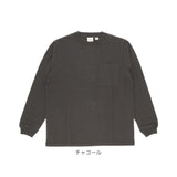 ロンt メンズ ブランド 通販 goodwear 長袖 tシャツ ロングスリーブ グッドウェア おしゃれ シンプル 無地 アースカラー ポケット付き 秋 冬 秋服 レギュラーフィット ヘビーウェイト 厚手 Tシャツ レディース 男女兼用 カットソー Goodwear Regular Fit T-shirt 8518