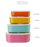 ランチボックス おしゃれ 通販 弁当箱 入れ子 子供 女子 かわいい キャラクター ランチケース フードコンテナ 4P 4個 ディズニー チップとデール チップ&デール トイストーリー くまのプーさん スターウォーズ シンプソンズ 450ml 280ml 180ml 100ml 幼稚園 保育園 小学生 - バックヤードファミリー