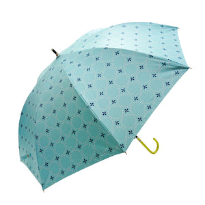 傘 レディース 晴雨兼用 通販 長傘 耐風 おしゃれ ジャンプ 耐風傘 58cm ワンタッチ グラスファイバー 丈夫 完全遮光 遮光率100％ UVカット 99.9％ 雨晴兼用 UPF50+ 花柄 フラワー ボーダー シンプル - バックヤードファミリー